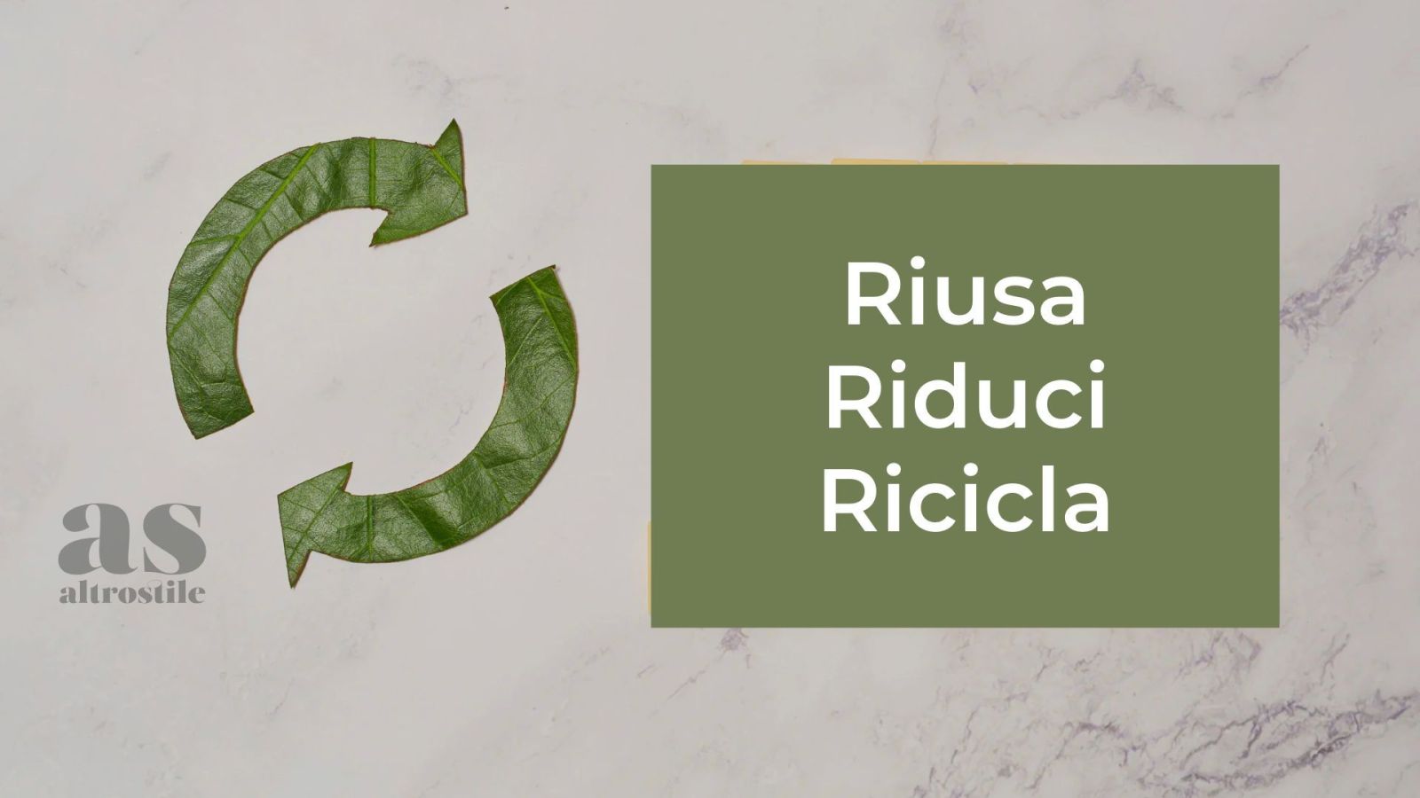 AS • Economia circolare: cos’è e a cosa può servire Economia Circolare