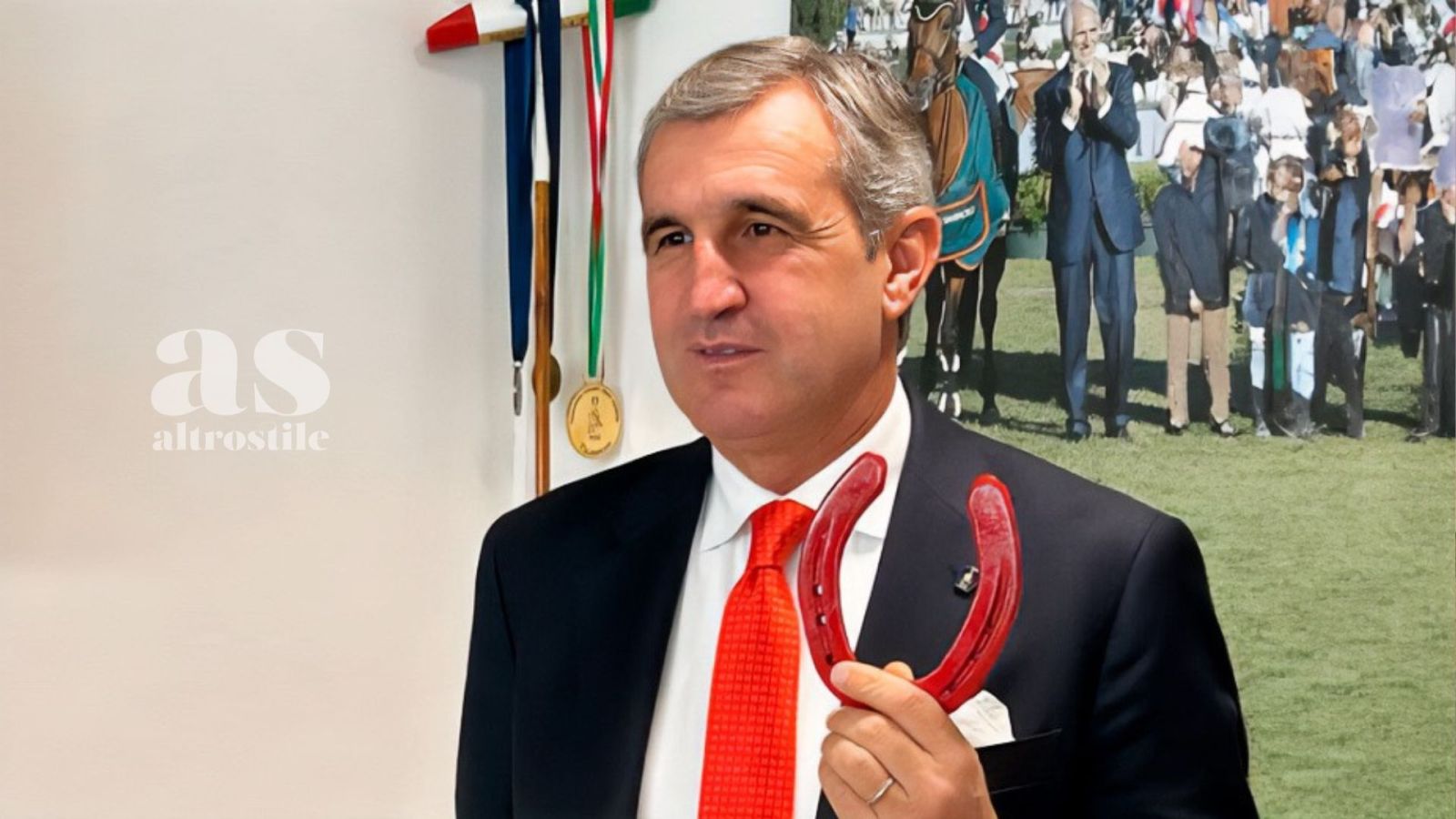 AS &bull; Ferro di Cavallo Rosso della FISE per la Campagna Istituzionale